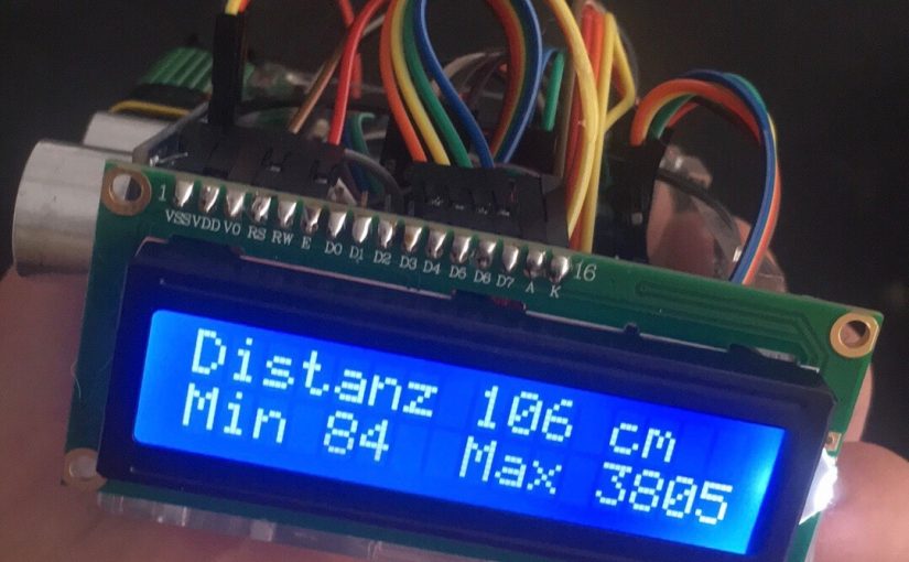 Seitenabstandsmessgerät auf Arduino-Basis